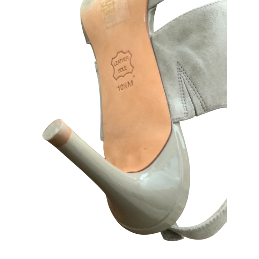 Tory Burch Ashton 65mm Leather Slingback Sandal Dust Storm 10.5 - Picture 8 of 8
